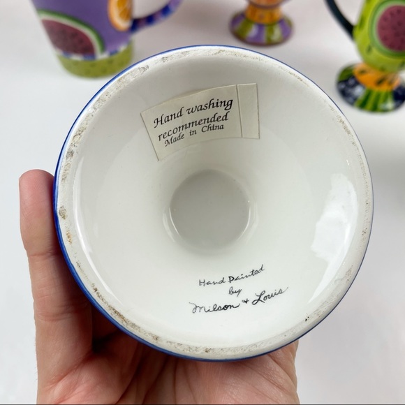 Milson & Louis Colorful Fruit Pitcher and Mugs - Picture 8 of 12